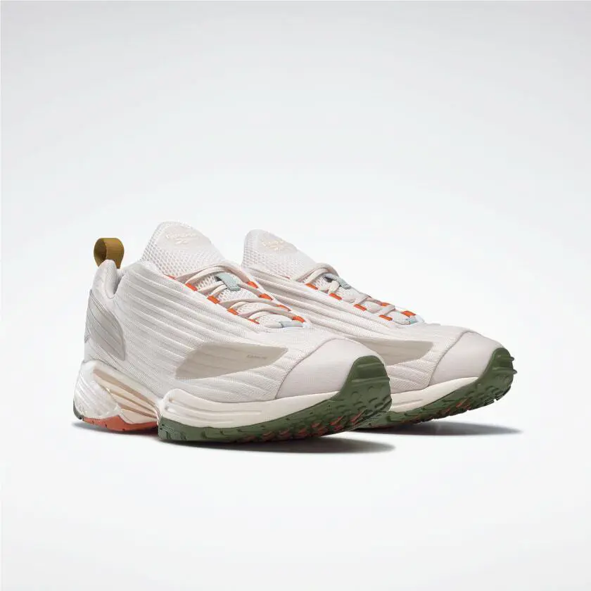 Reebok shoes - Pale Pink, Orange Dusk, Wild Green 1