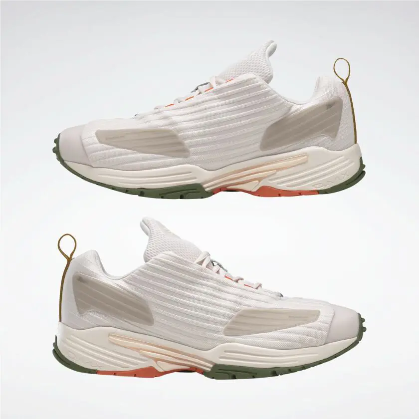 Reebok shoes - Pale Pink, Orange Dusk, Wild Green 13