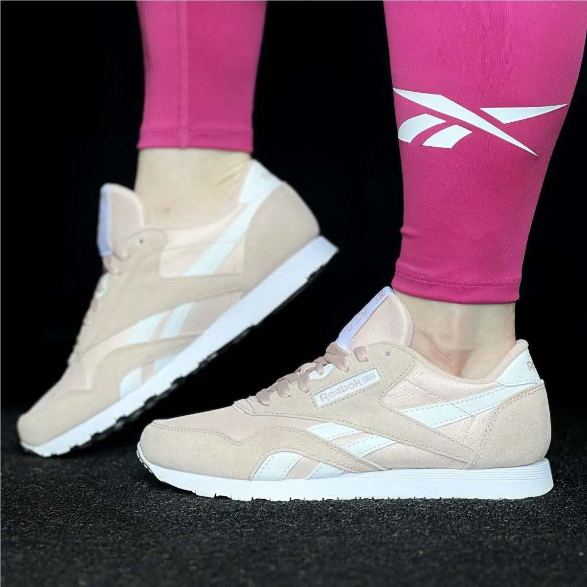 Reebok shoes - Reebok Classic Nylon - Classic Nylon - Reebok CL Nylon - Pink 4