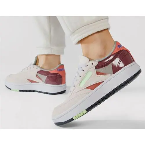 Reebok shoes - Reebok Club C Double - Club Double - FX3209 - White Orange Flare 0