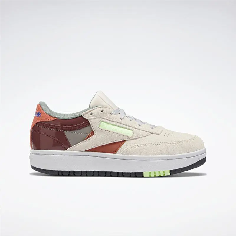 Reebok shoes - Reebok Club C Double - Club Double - FX3209 - White Orange Flare 1