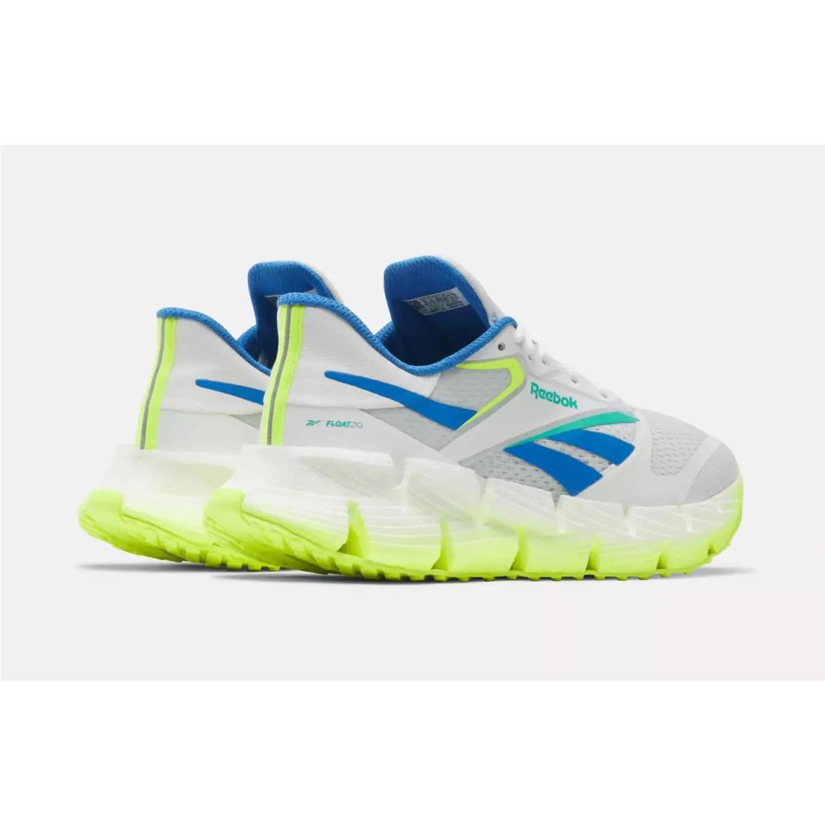Reebok shoes - Footwear White/Digital Lime/Kinetic Blue 1