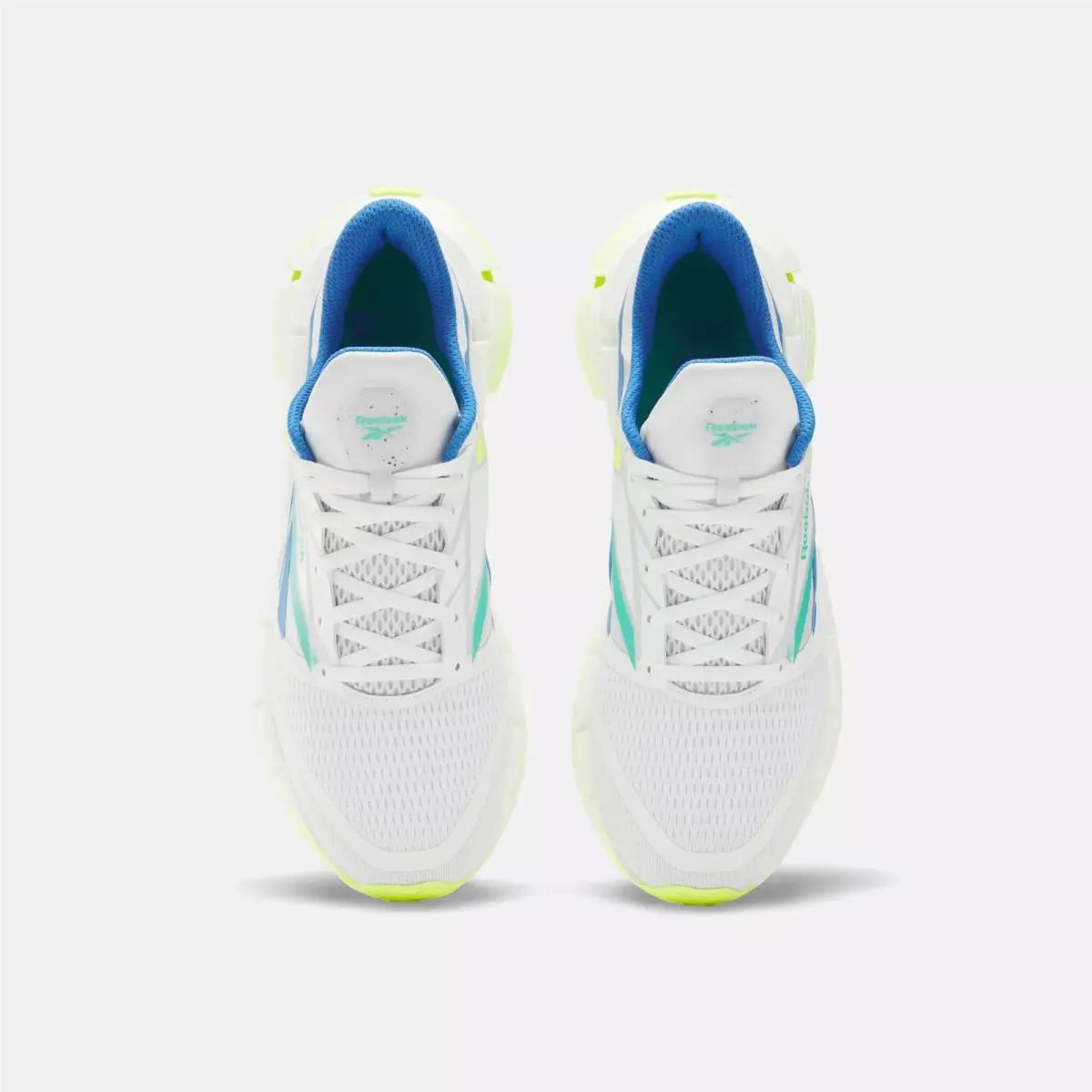 Reebok shoes - Footwear White/Digital Lime/Kinetic Blue 7