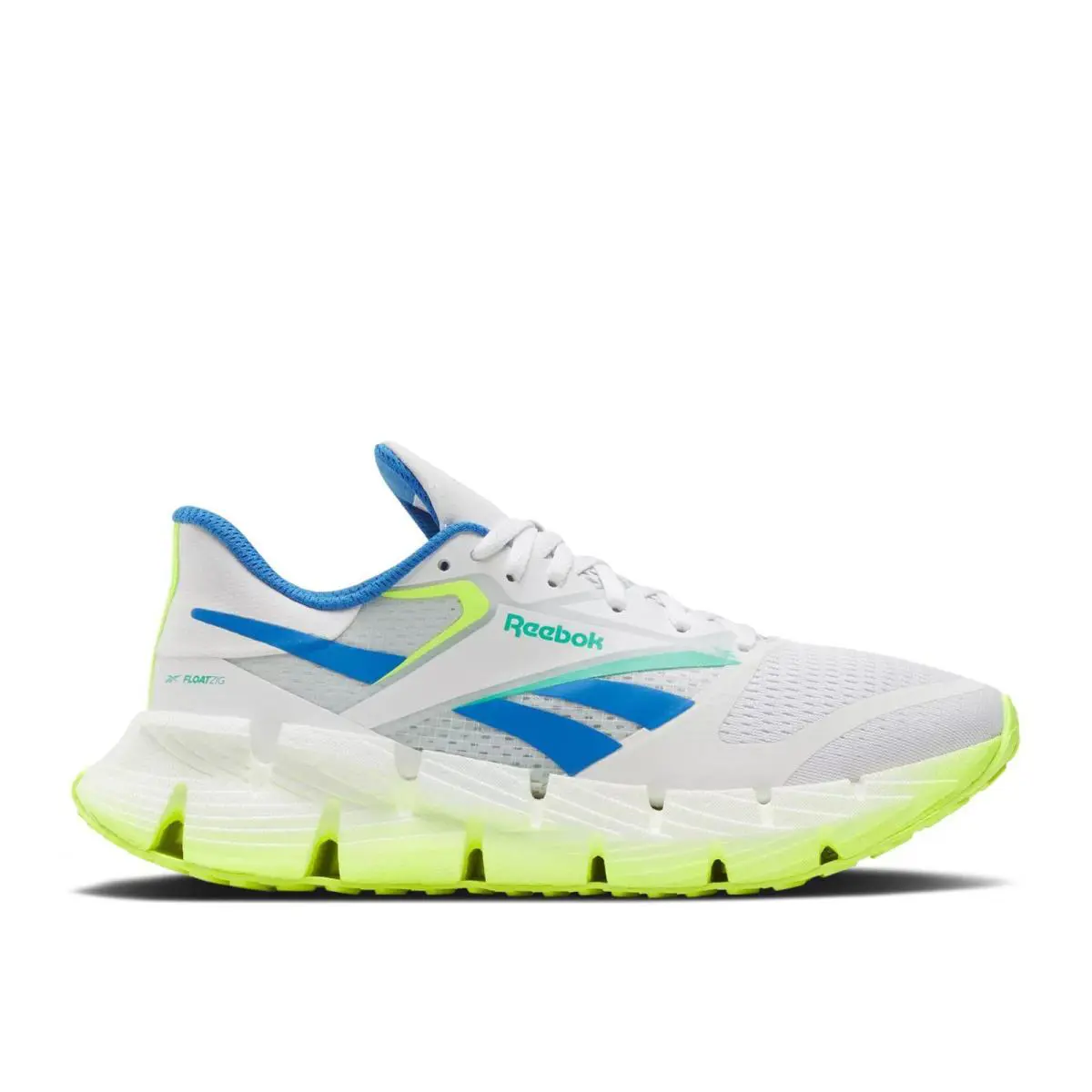 Reebok shoes - Footwear White/Digital Lime/Kinetic Blue 4