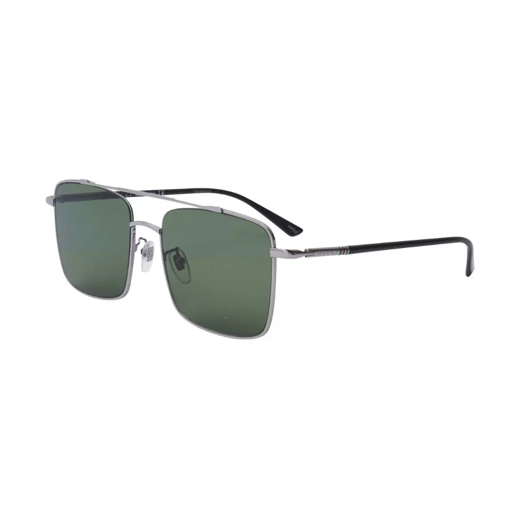Gucci Men GG0610SK-003 Ruthenium Black Frame / Green Tinted Lens Sunglasses