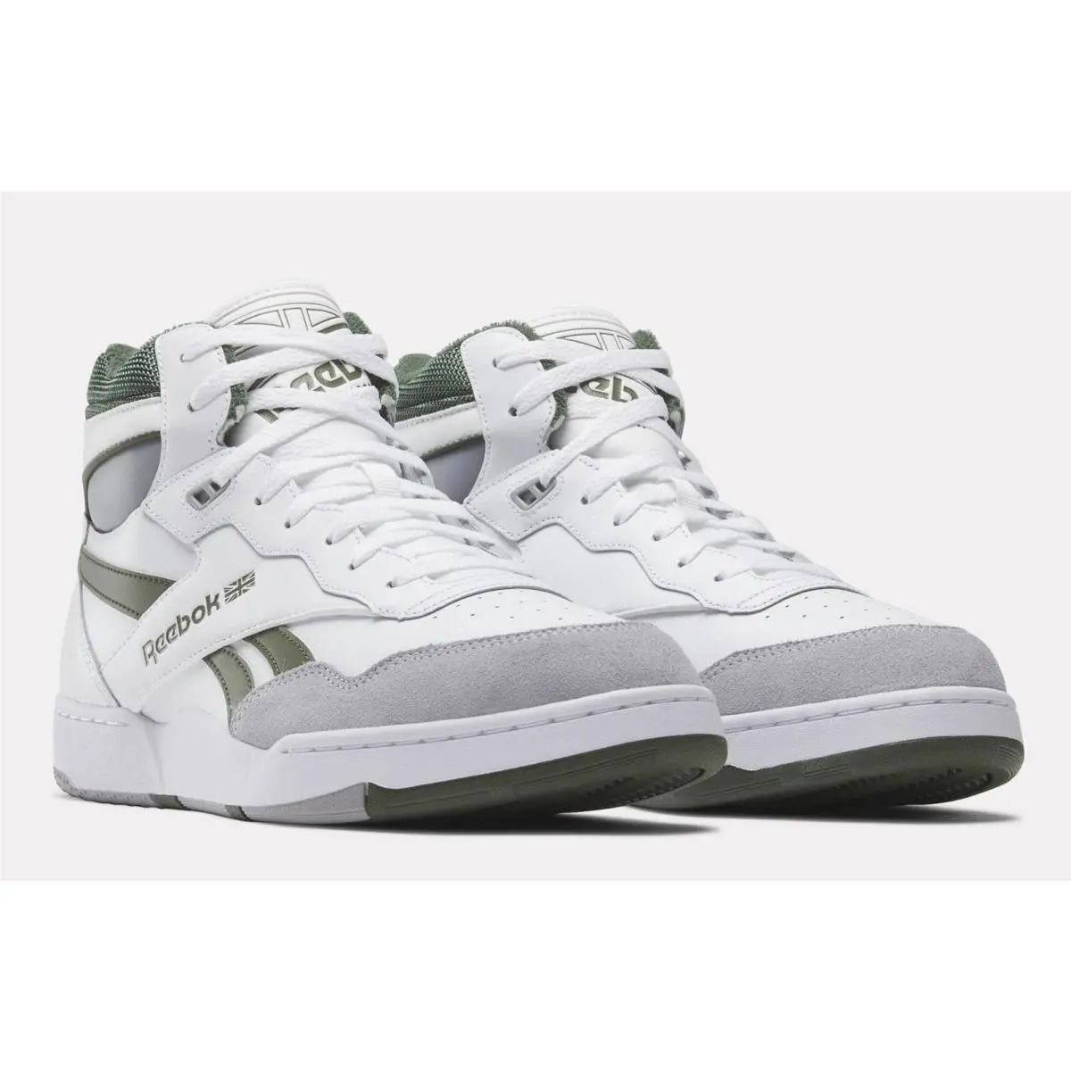 Reebok shoes - Cloud White / Cold Grey / Varsity Green F23 5
