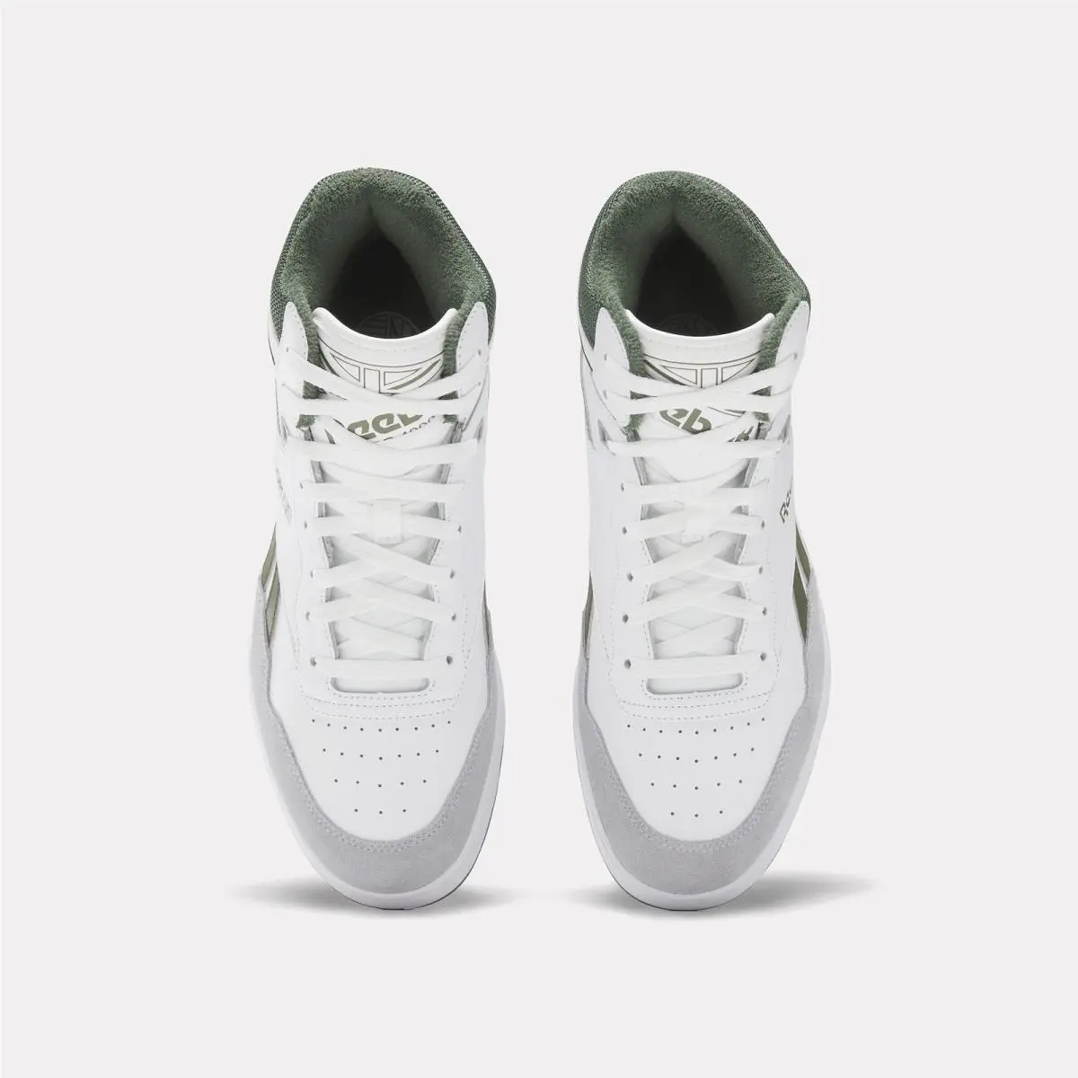 Reebok shoes - Cloud White / Cold Grey / Varsity Green F23 7