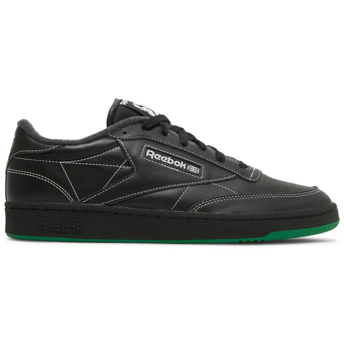 100207057/GX8318 Mens Reebok Club C 85 - Cblack/Purgry8/Vecred