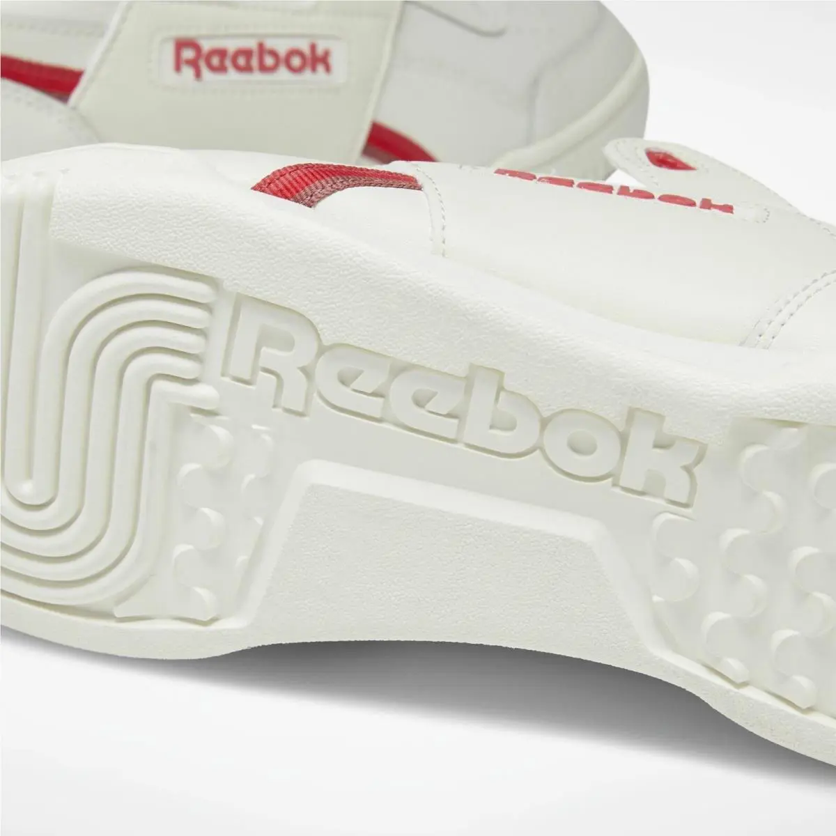 Reebok shoes - Reebok Workout Lo Plus - Workout Plus - Chalk/Pink/Red/Rose Dust 7
