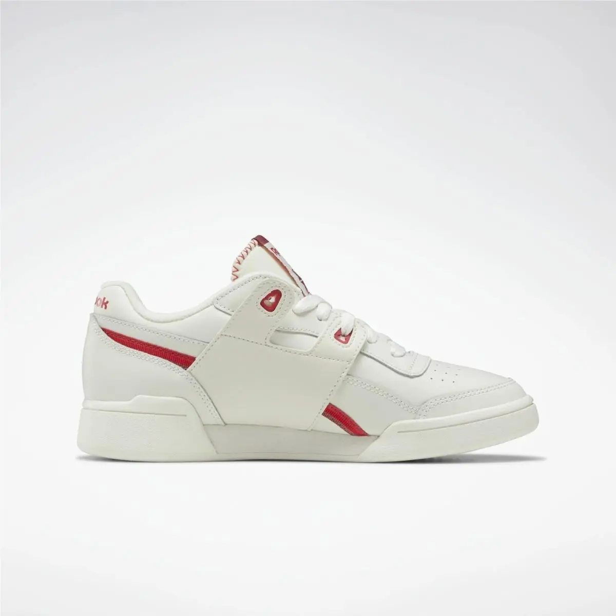 Reebok shoes - Reebok Workout Lo Plus - Workout Plus - Chalk/Pink/Red/Rose Dust 9