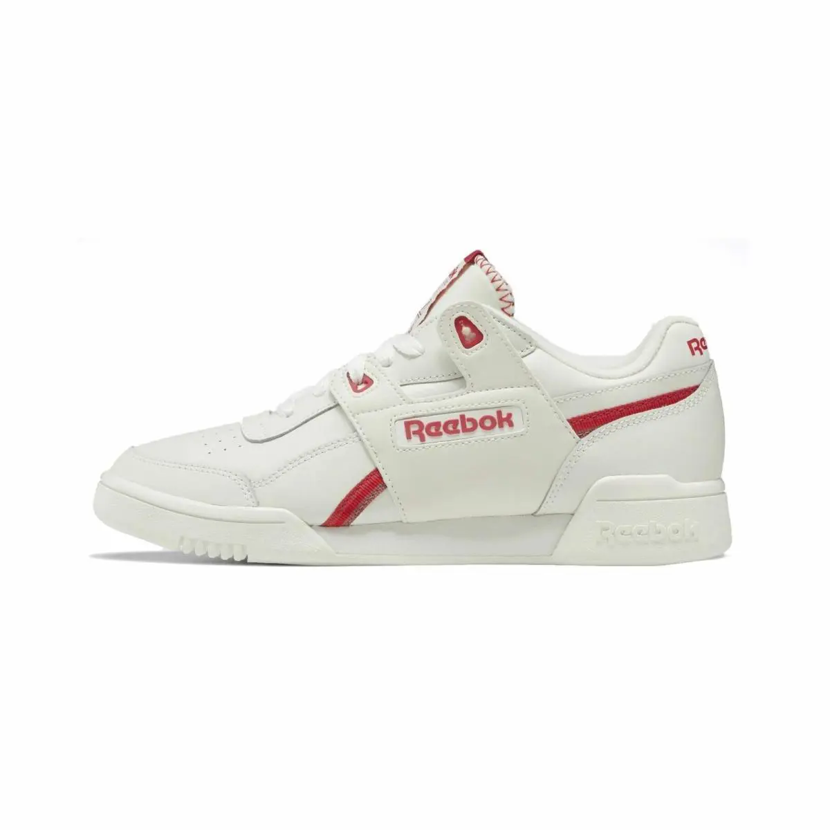 Reebok shoes - Reebok Workout Lo Plus - Workout Plus - Chalk/Pink/Red/Rose Dust 8