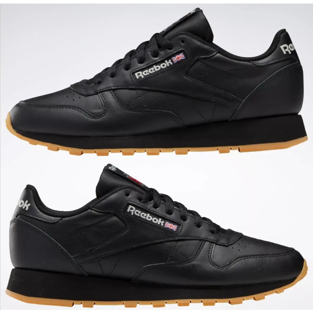 Reebok shoes - Reebok Classic Leather - Classic Leather - 100008493 - CBLACK / PUGRY5 / RBKG 2