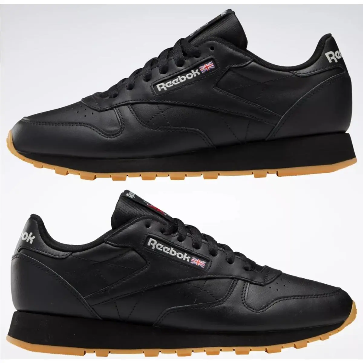 Reebok shoes - Reebok Classic Leather - 100008493 - BLK / GUM - See item description for color 10