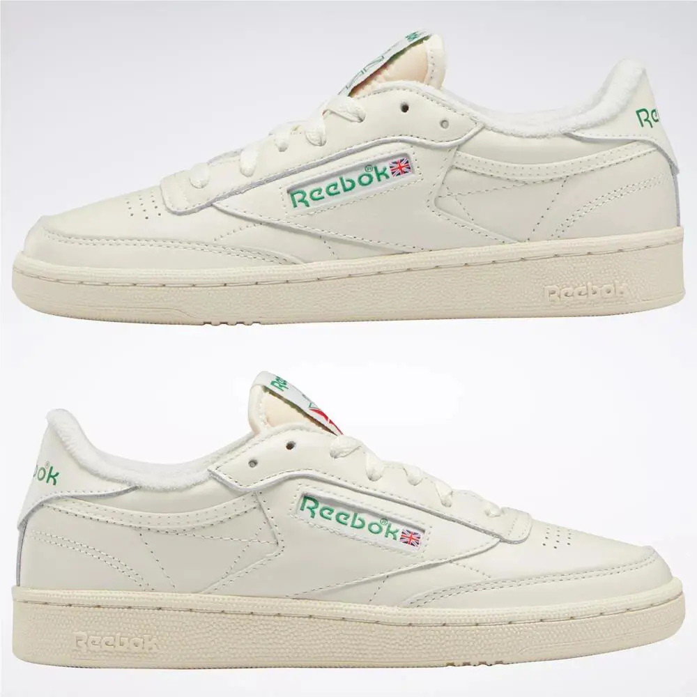Reebok shoes - Chalk / Alabaster / Glen Green 3
