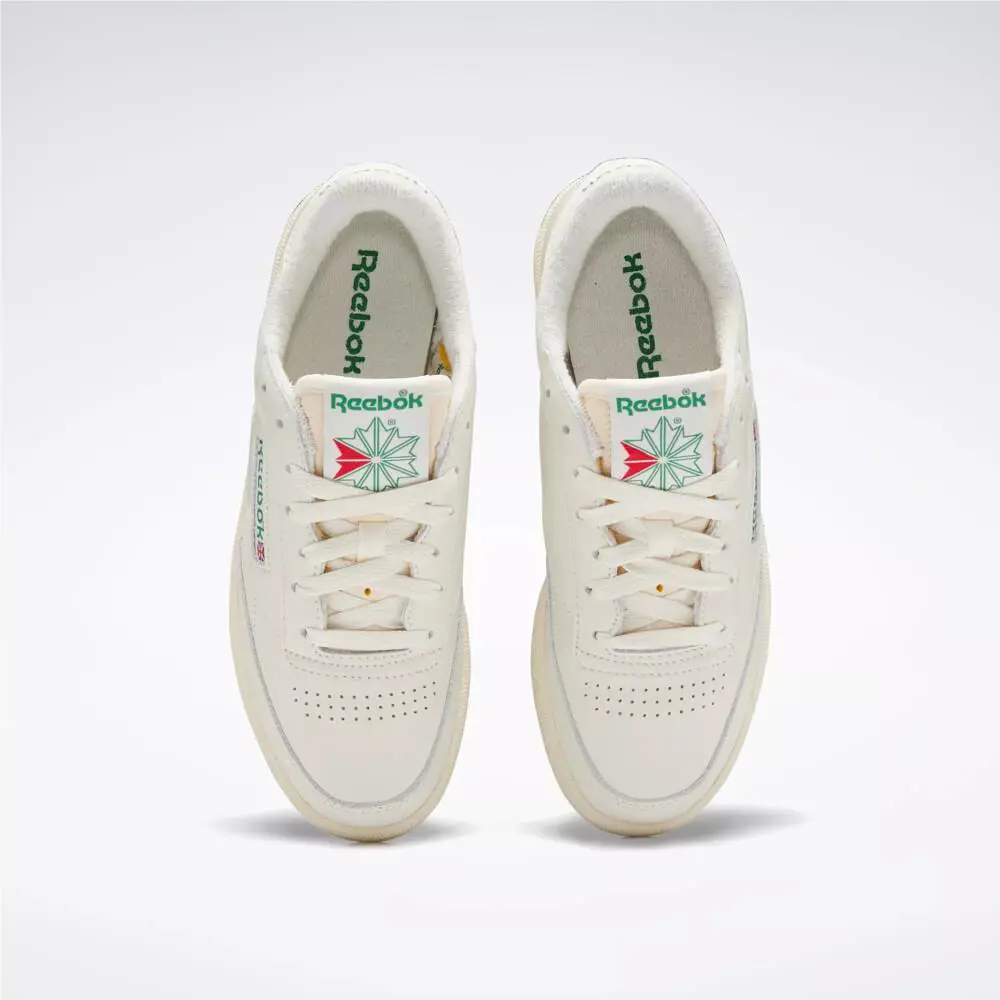 Reebok shoes - Chalk / Alabaster / Glen Green 5