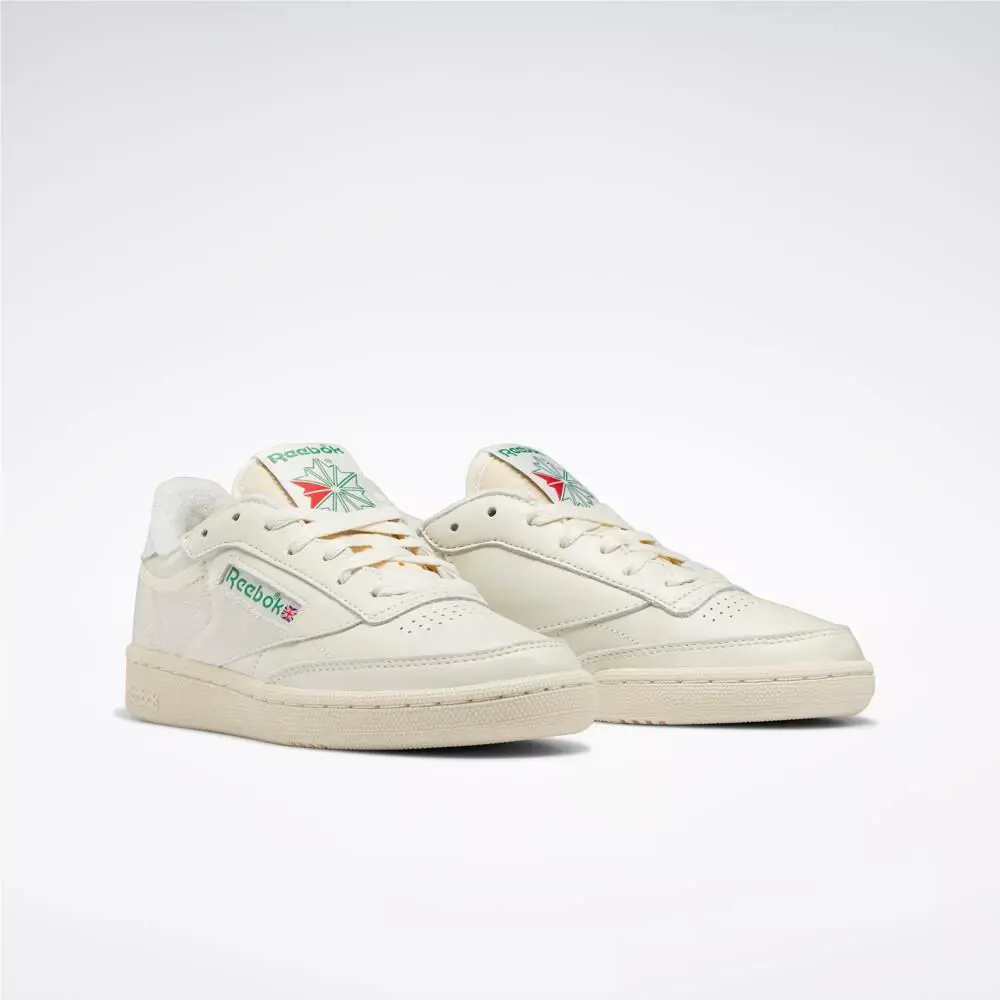 Reebok shoes - Chalk / Alabaster / Glen Green 7