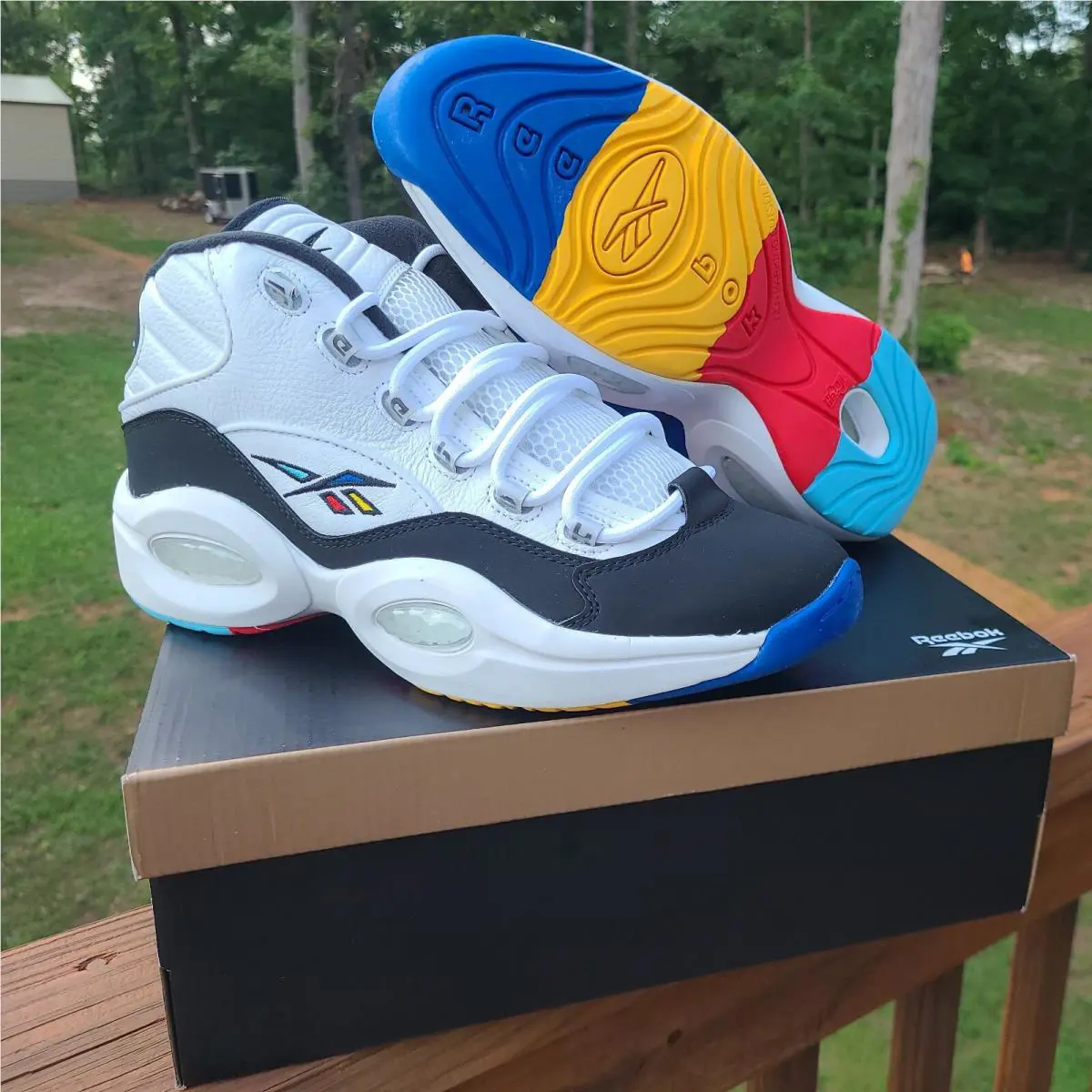 Reebok shoes - Reebok Question Mid - Question Mid - H01321 - Multicolor 11