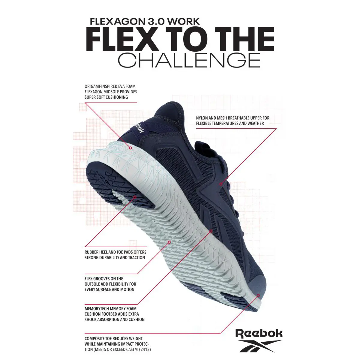 Reebok shoes - RB4066 - RB4066 - Blue 4