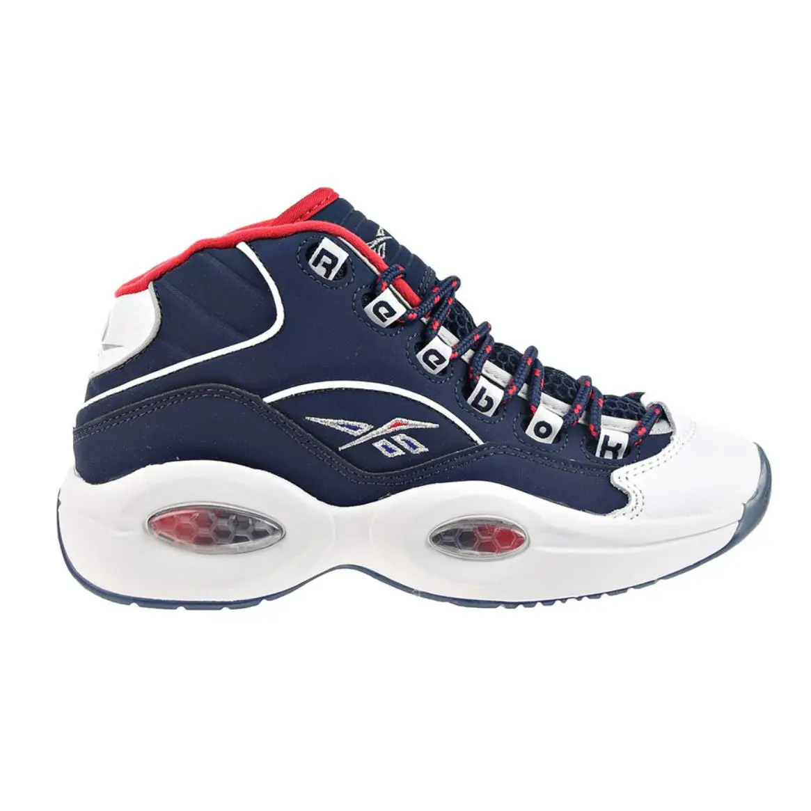 Reebok - Question Mid - GW8028 - White / Navy / Red