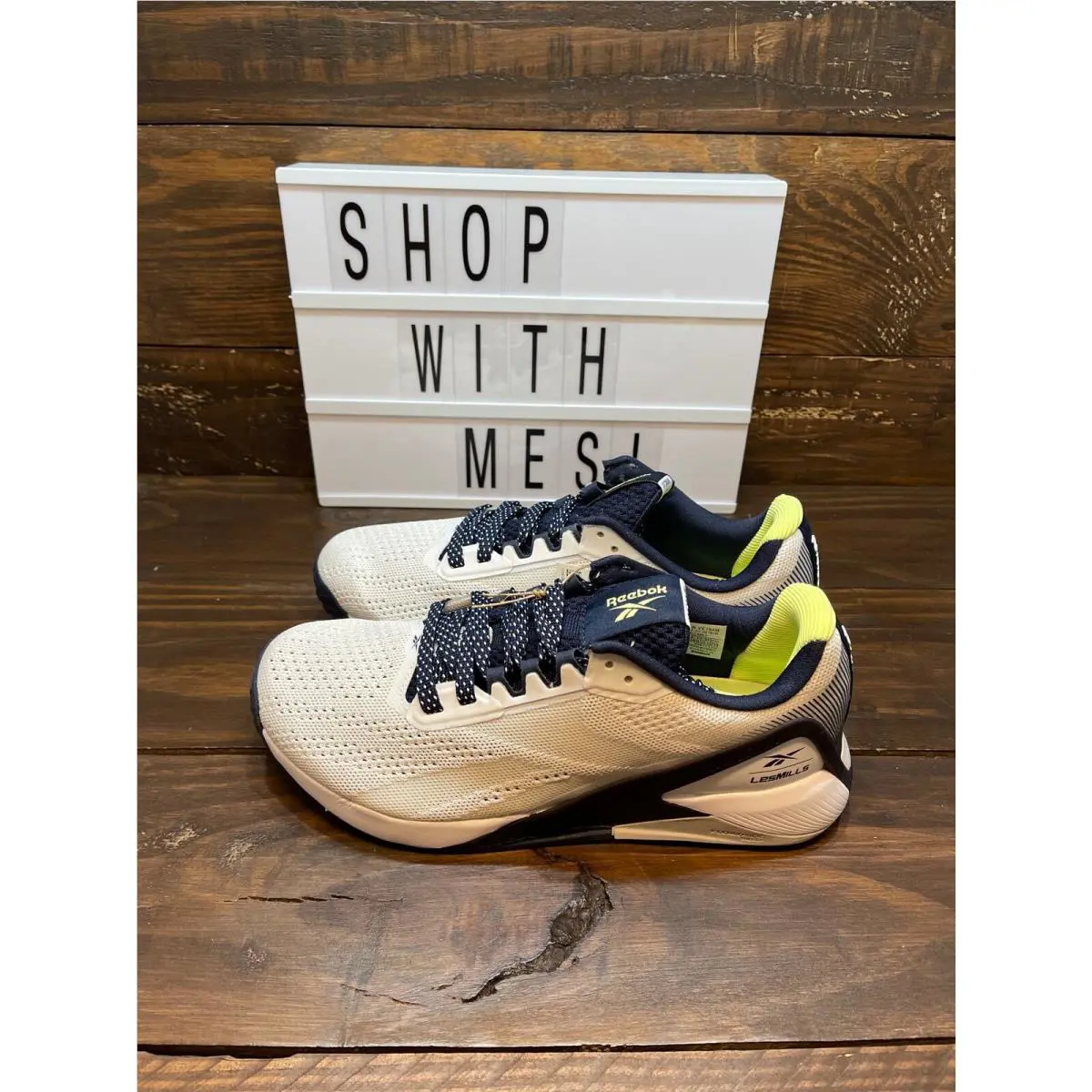 Crossfit Reebok Nano X1 Shoes Training Gym Les Mills White Womens Shoes FZ4298