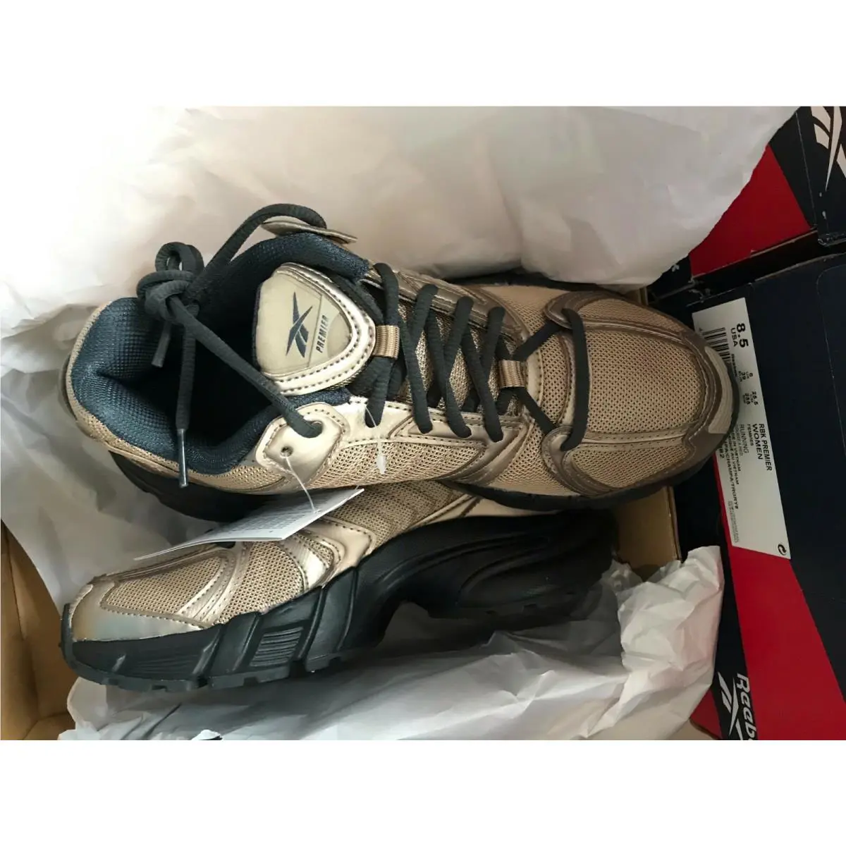 Reebok shoes - Reebok Premier - Premier - FW1982 - sleek champagne-colored 10