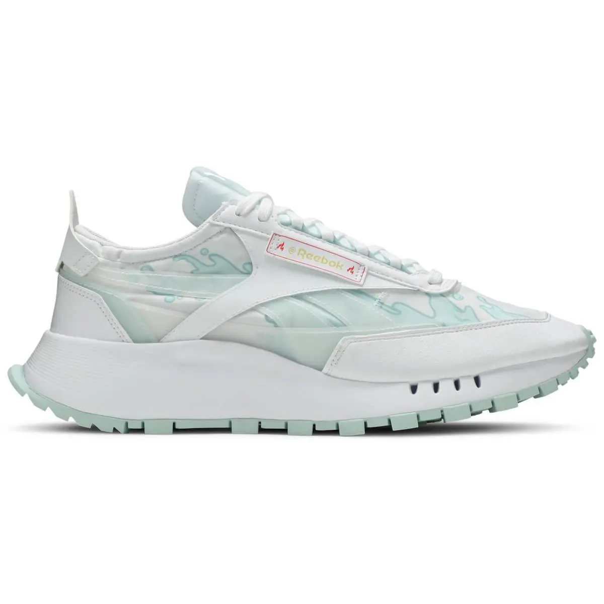 Reebok shoes - Reebok Classic Leather Legacy - Classic Leather Legacy - GV7092 - White/Chalk Blue/Neon Cherry 2