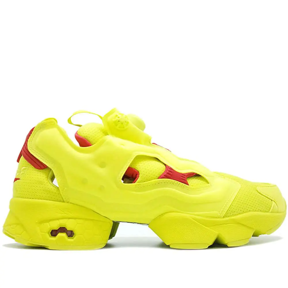 Reebok shoes - Lime Green/Red 1