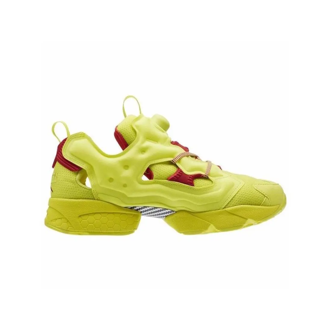Reebok shoes - Lime Green/Red 2