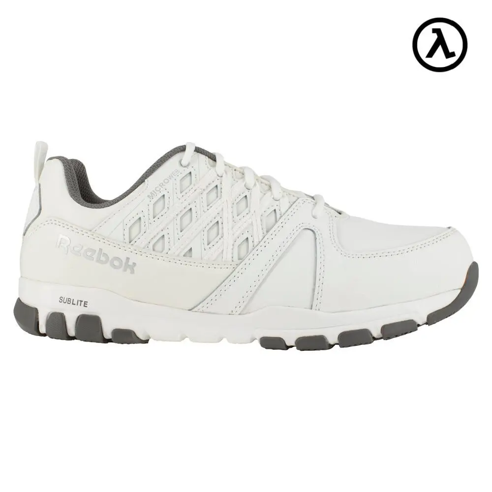 Reebok Sublite Work Men`s Athletic Shoe White Boots RB4443 - All Sizes - White
