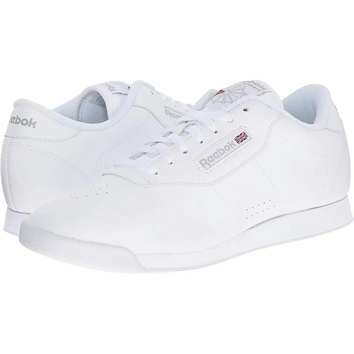 Reebok Women`s Princess White 1475 Athletic Comfort Walking Shoes