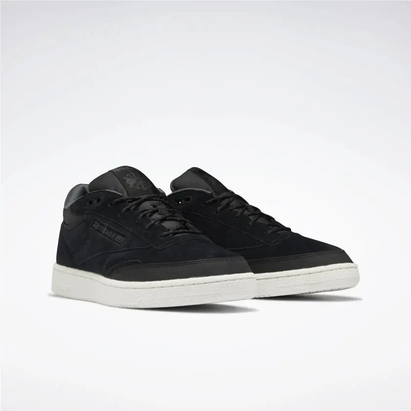 Reebok shoes - Club C Mid II- Winterized - H69126 - Black/Grey/Chalk White 2