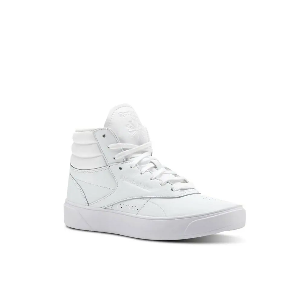 Reebok Classics Freestyle Hi Nova Mid-white/ultra Purple Women`s Shoes CN3846 - Mid-White/Ultra Purple