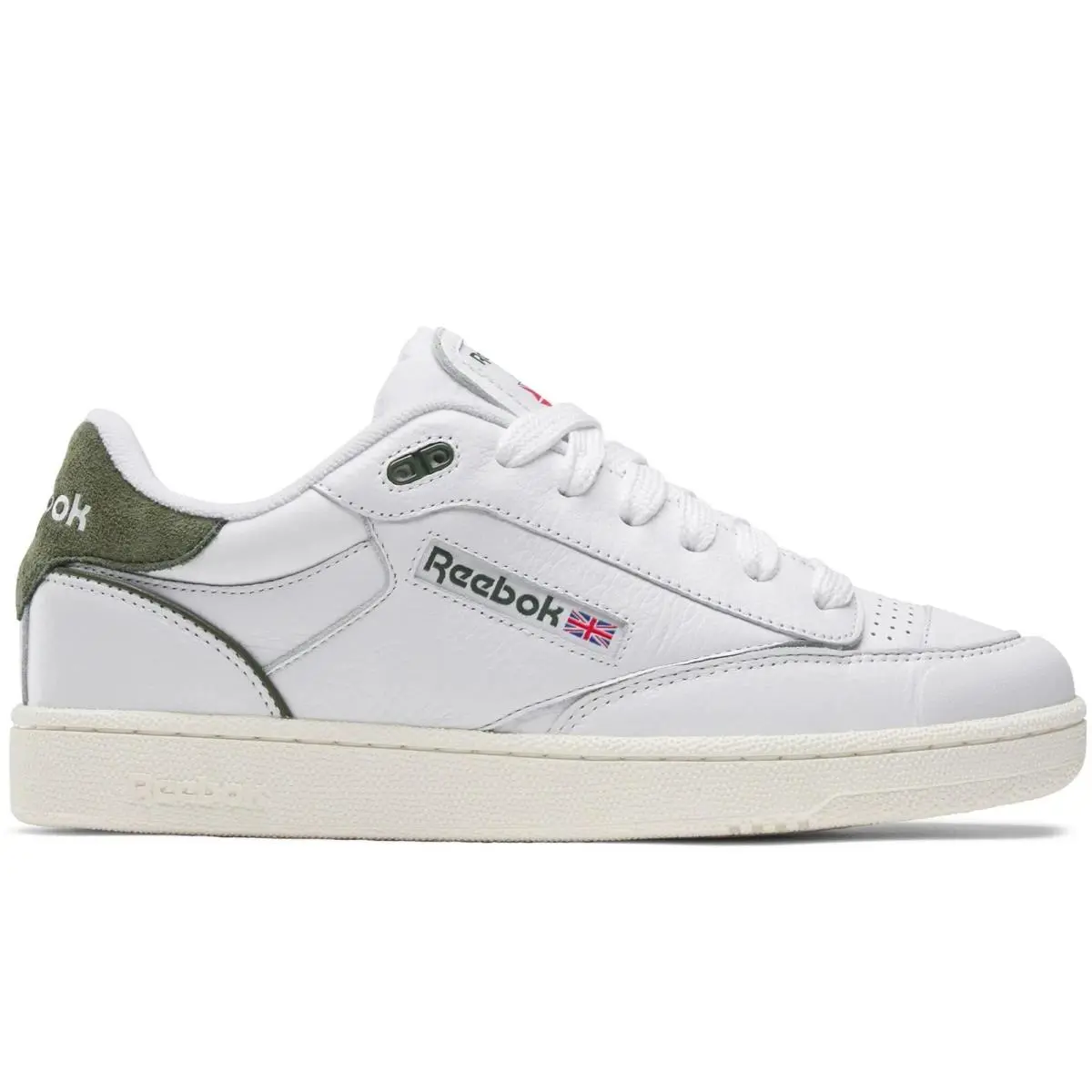 100032937/ID6802 Mens Reebok Club C Bulc - Ftwwht/Vargre/Chalk