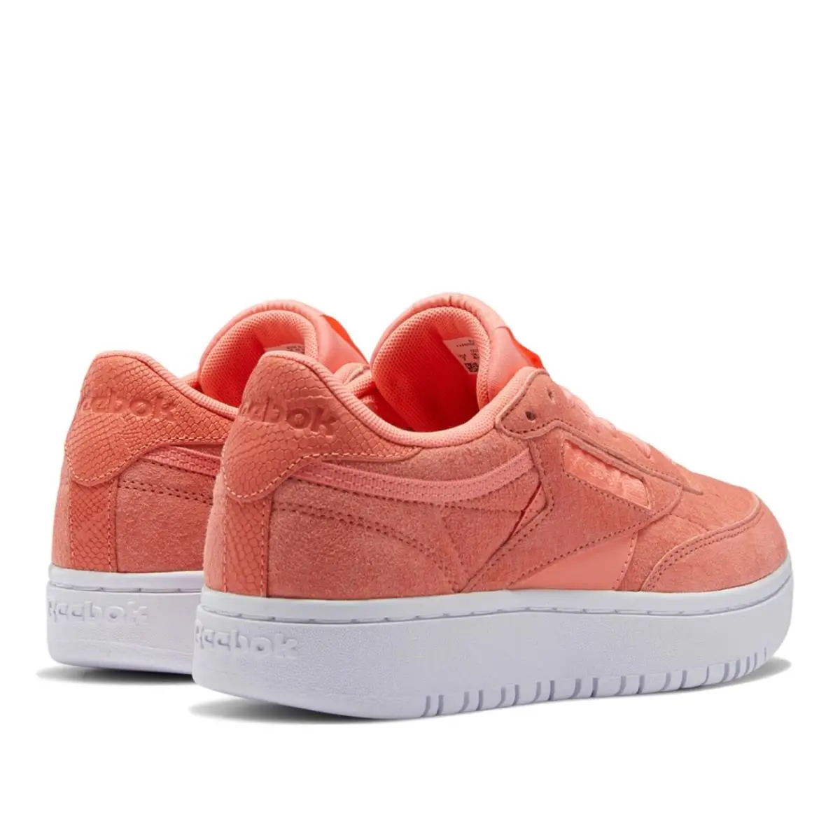 Reebok shoes - Reebok Club C Double - Club Double - FZ0848 - Twisted Coral/Twisted Coral/White 9