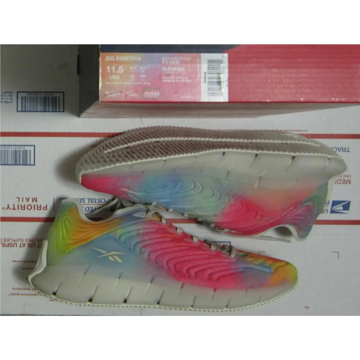 Reebok shoes - Reebok Zig Kinetica - Zig Kinetica - FY1008 - Multicolor/Chalk/Multicolor 2
