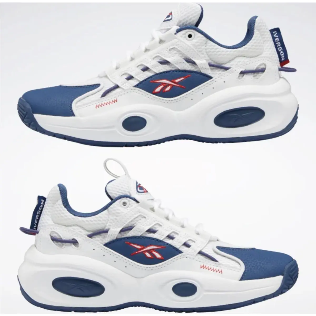 Reebok shoes - White/Blue/Red 6