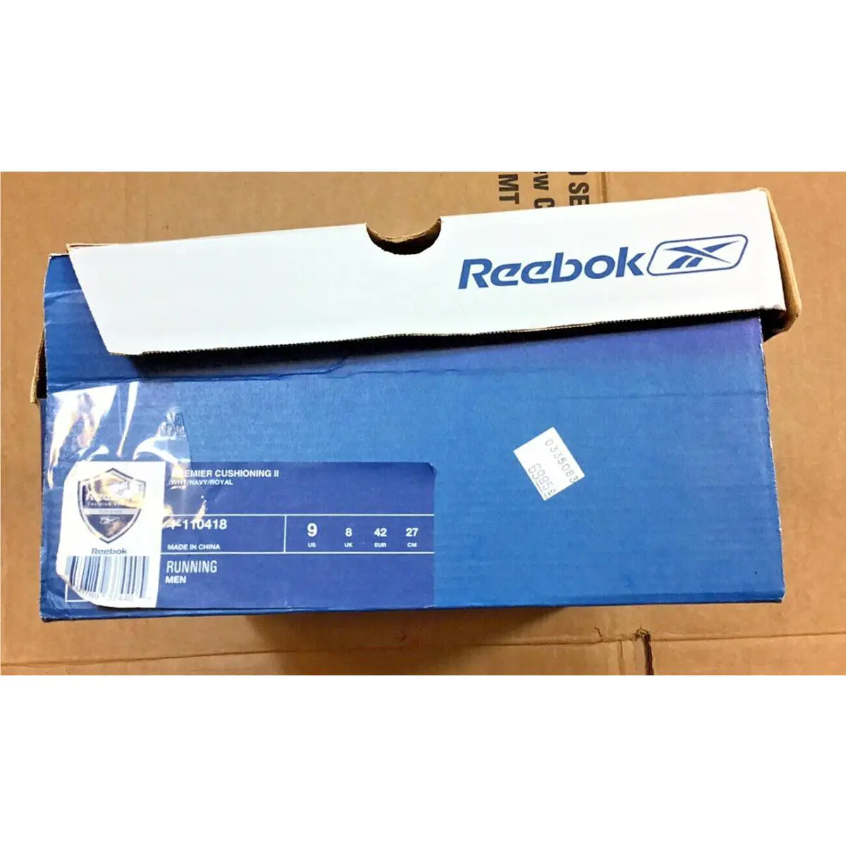 Reebok shoes - PB707PYE 1-172025 - White/Blue/Gray, Manufacturer: Blue / Gray /White 10
