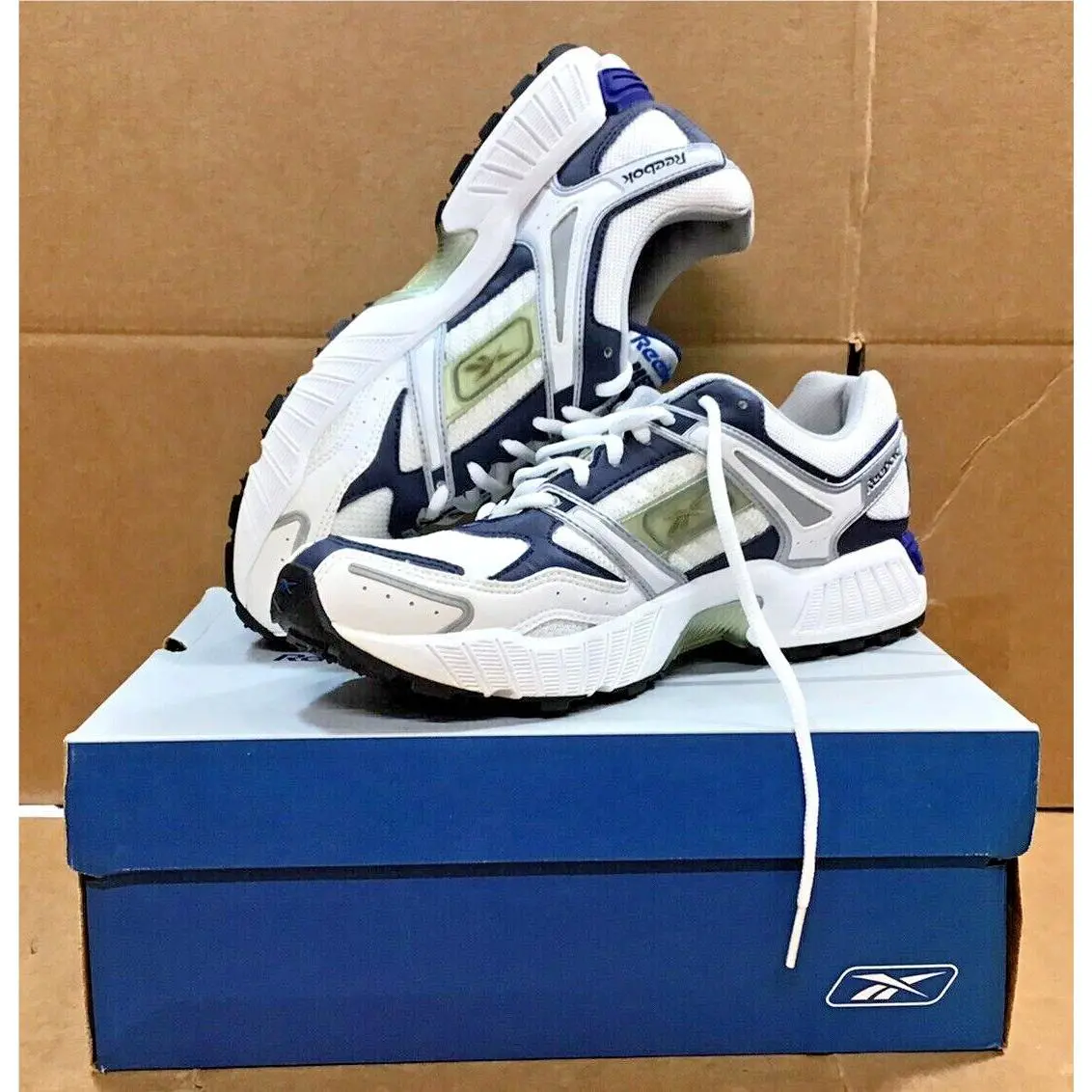 Reebok shoes - PB707PYE 1-172025 - White/Blue/Gray, Manufacturer: Blue / Gray /White 5