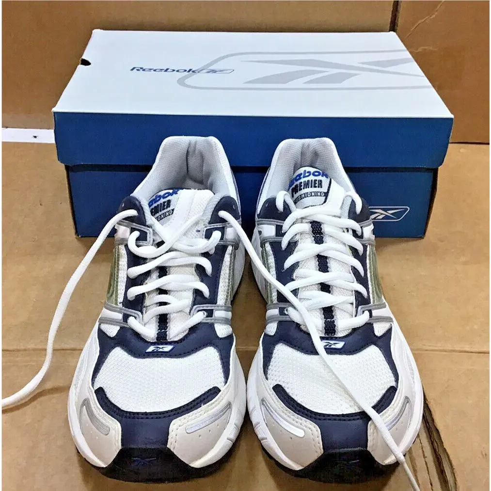 Reebok shoes - PB707PYE 1-172025 - White/Blue/Gray, Manufacturer: Blue / Gray /White 6