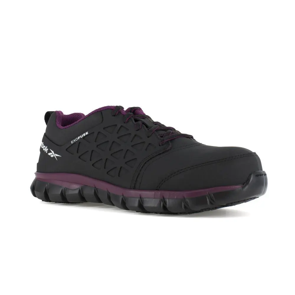 Reebok shoes - Sublite Cushion Work - Sublite Cushion Work - RB492 - Black and Plum 6