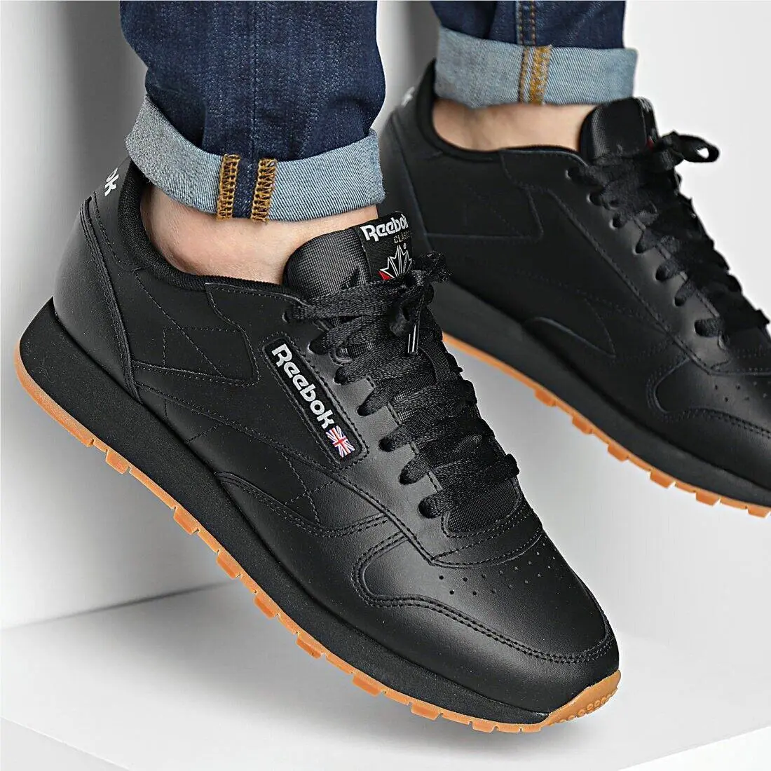 Reebok shoes - Reebok Classic Leather - Classic Leather - Black 7