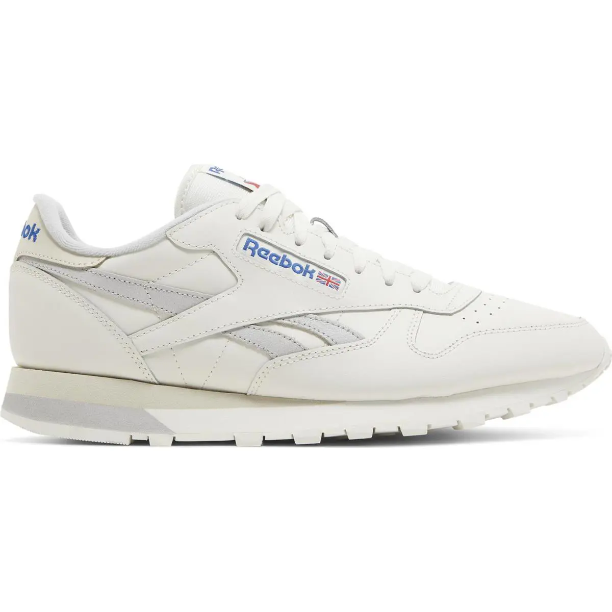 100062875/HQ2230 Mens Reebok Classic Leather - Chalk/Light Solid Grey/Alabaster