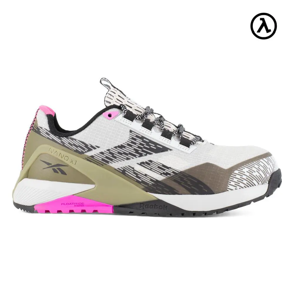 Reebok shoes - Nano X1 Adventure Work - Nano Adventure Work - RB383 - Silver, Army Green, and Pink 4