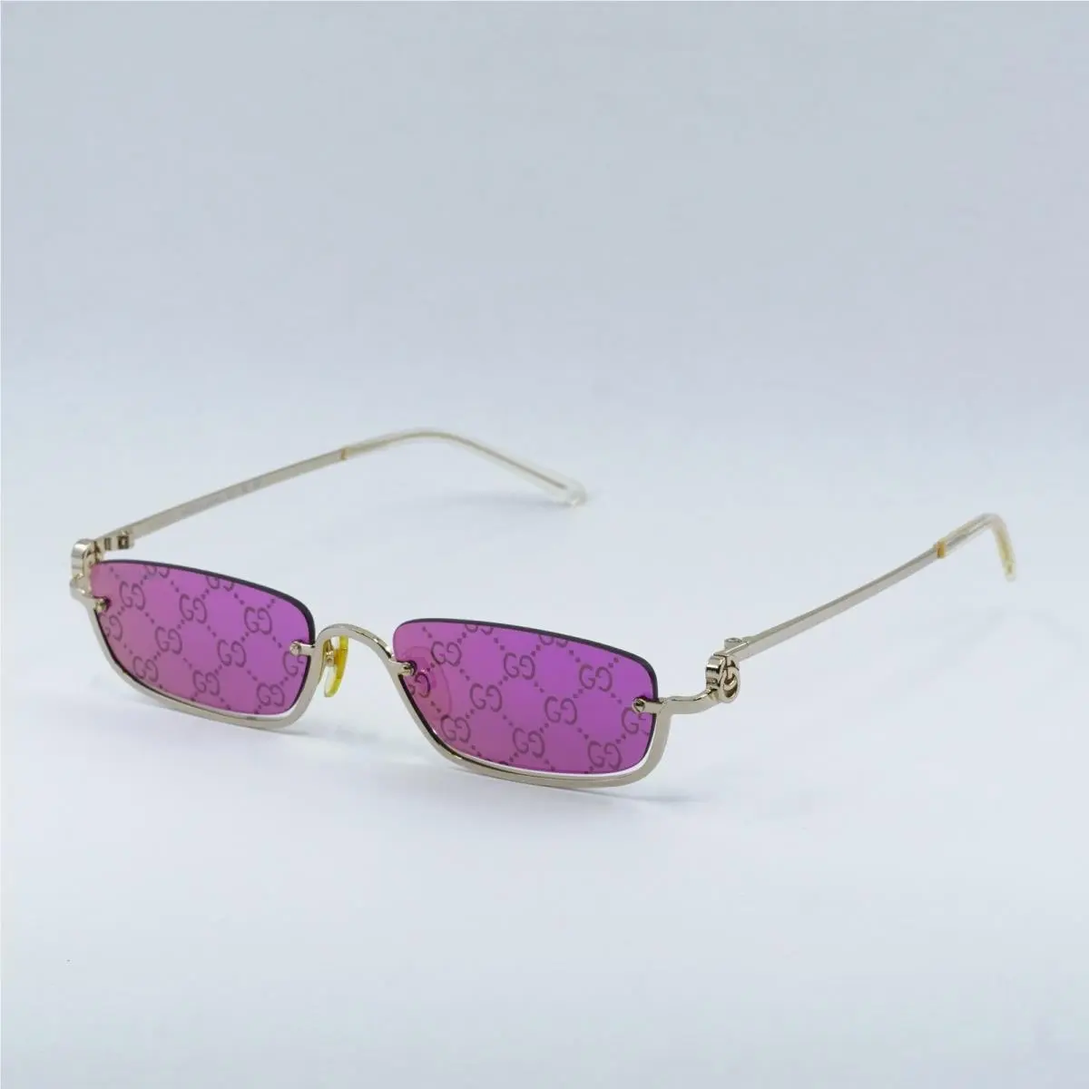 GG1278S 005 Gold/violet Multi Treatment 55-19-140 Sunglasses by Gucci