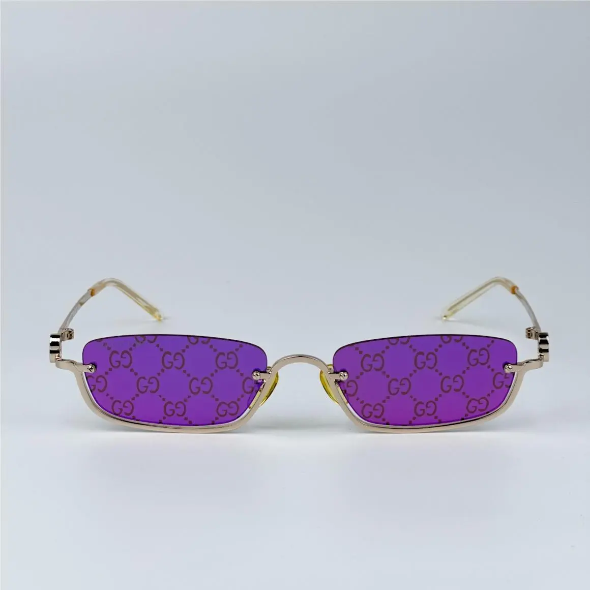 Gucci GG1278S 005 Gold/violet Multi Treatment 55-19-140 Sunglasses
