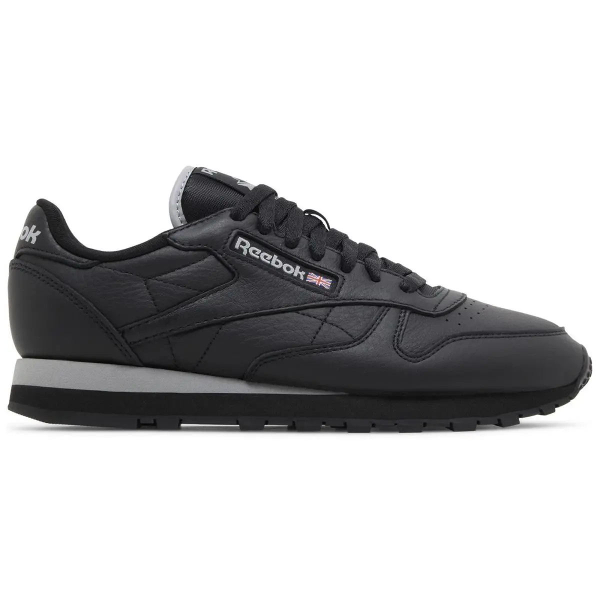 100044405/GW3330 Mens Reebok Classic Leather - Core Black/Pure Grey 4/Core Black