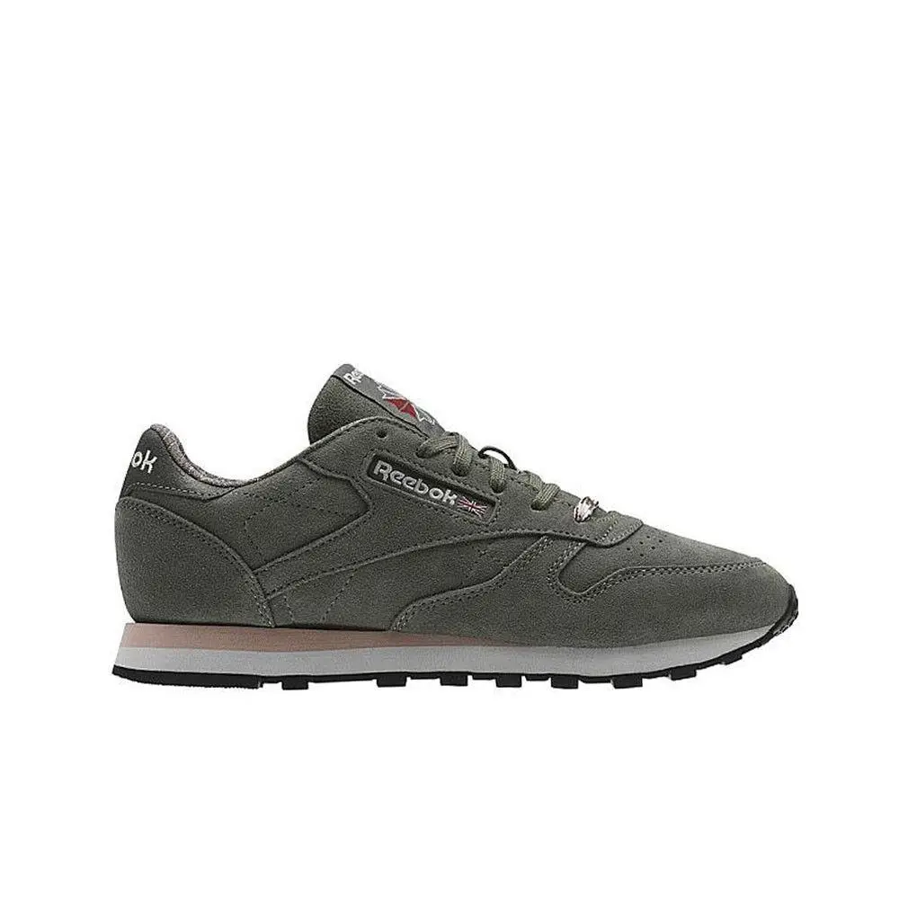 Reebok Classic Leather Weathered Washed Women`s Shoes Collection BS5418 BS7865 - Pink/Grey/Blackavy