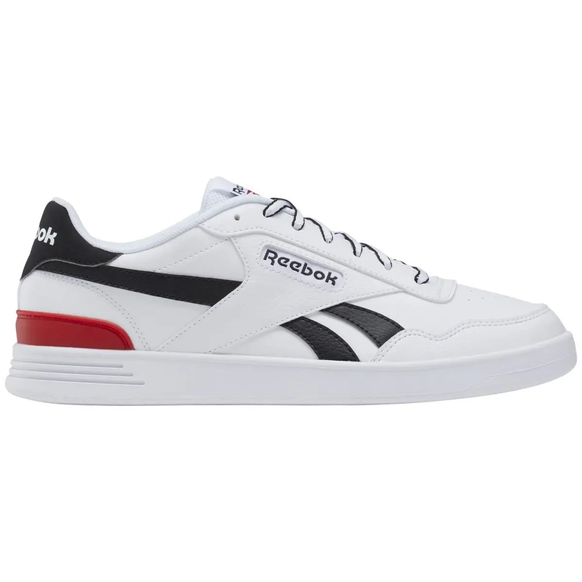 100033755/IF2213 Mens Reebok Court Advance Clip - Ftwwht/Black/Vecred