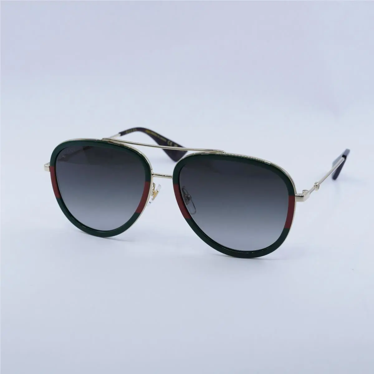 Gucci GG0062S 003 Gold/green/red/green Gradient 57-17-140 Sunglasses