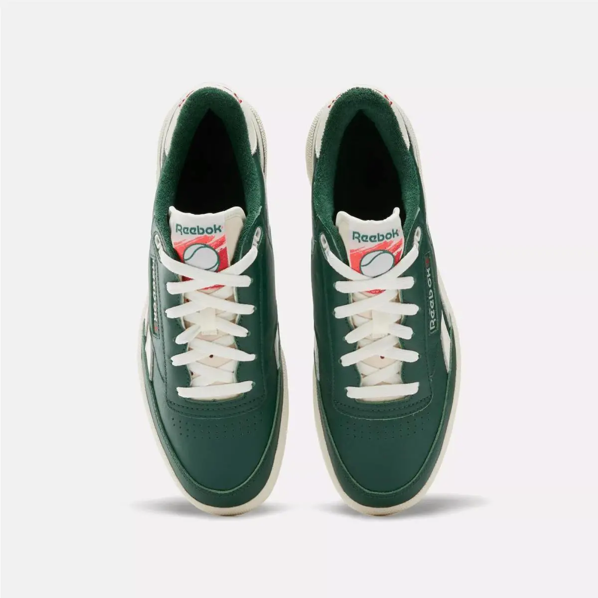Reebok shoes - Darkgreen/Chalk/Neoncherry 3